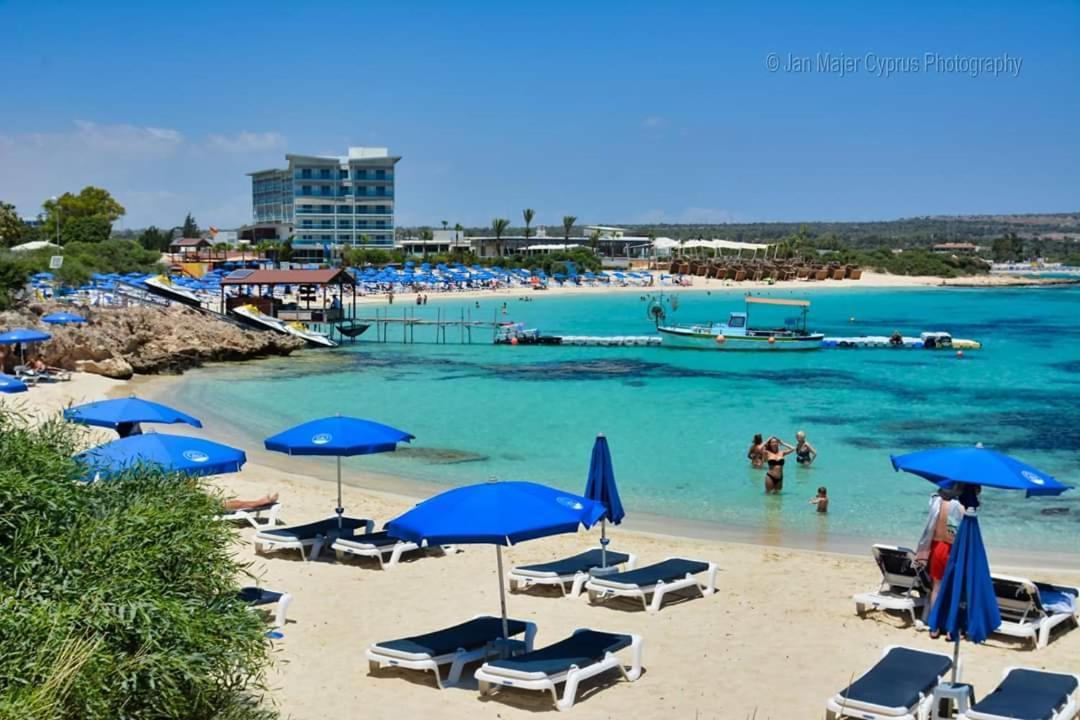 Nissi 3 Pool Access Garden Apartment Ayia Napa Exteriör bild