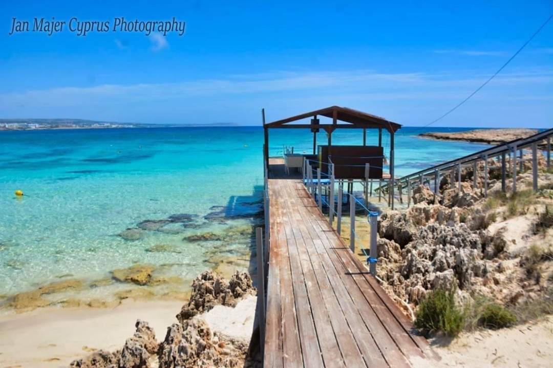 Nissi 3 Pool Access Garden Apartment Ayia Napa Exteriör bild