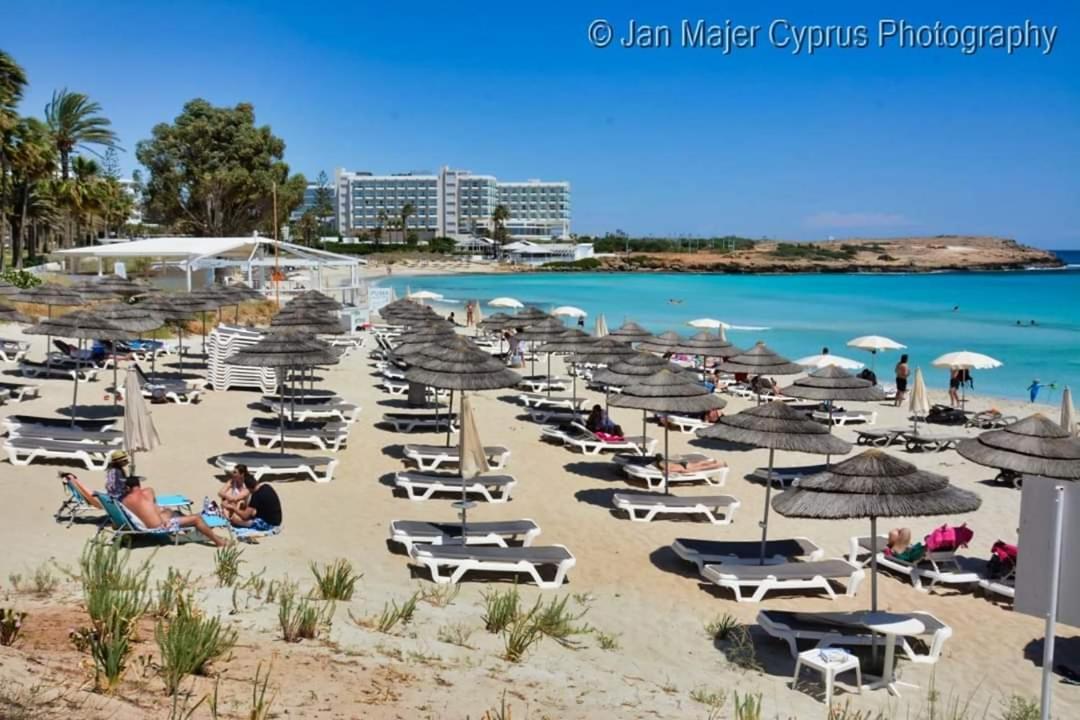 Nissi 3 Pool Access Garden Apartment Ayia Napa Exteriör bild